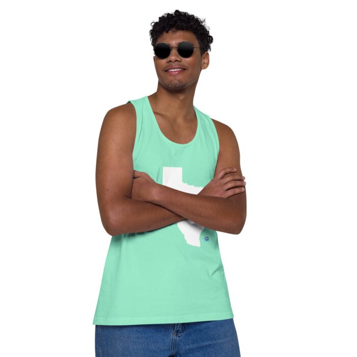 Men’s premium tank top - Texas Bear - Image 46