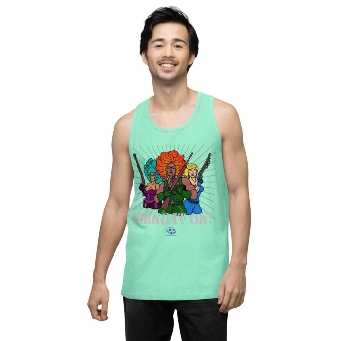 Men’s premium tank top - War on Drag - Image 57
