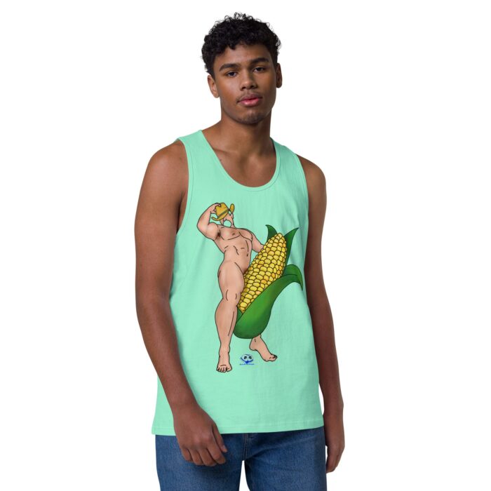 Men’s premium tank top - Aww Shucks - Image 45