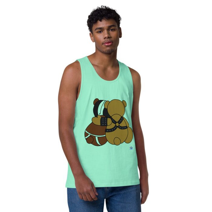 Men’s premium tank top - Bondage Bears - Image 45