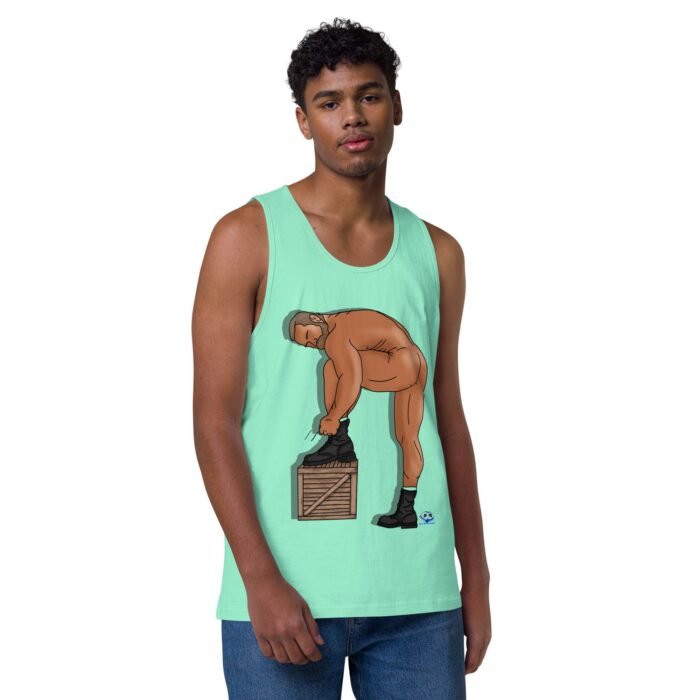 Men’s premium tank top - Crated - Image 41