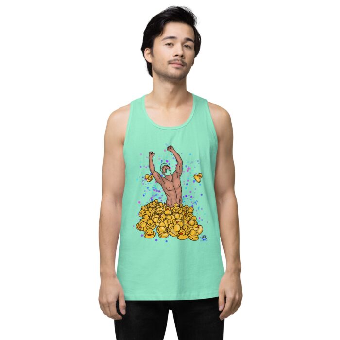 Men’s premium tank top - Cruising for Ducks