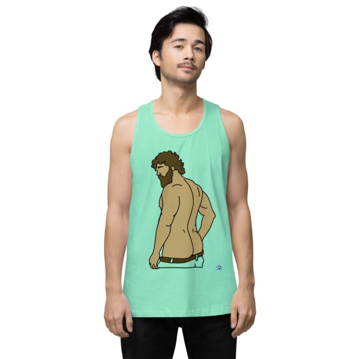 Men’s premium tank top - Curly Hair and All that Ass - Image 56
