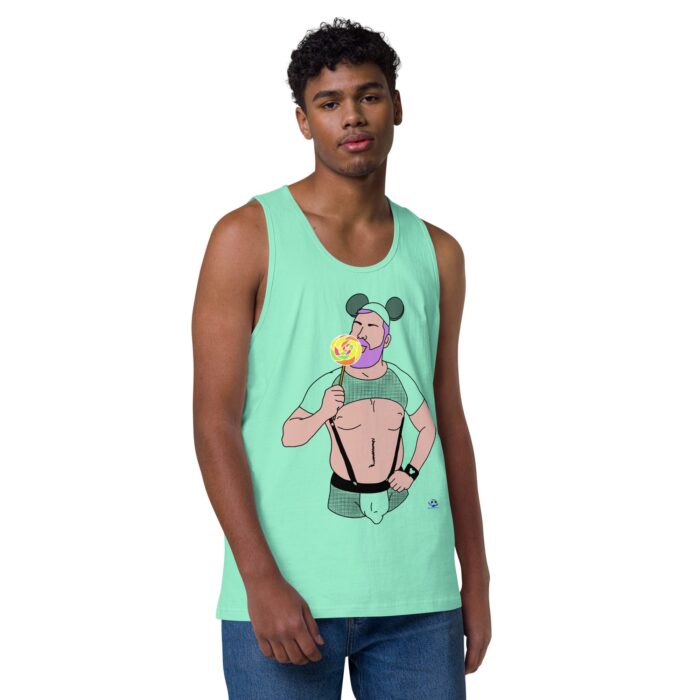 Men’s premium tank top - Disney Sucker - Image 45
