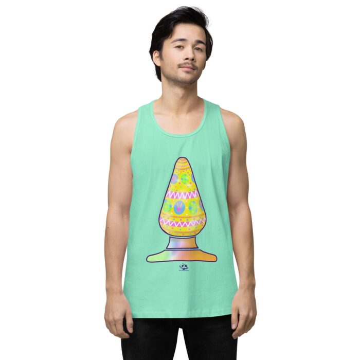 Men’s premium tank top - Easter Egg Butt Plug