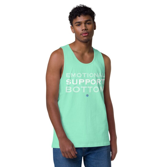 Men’s premium tank top - Emotional Support Bottom - Image 45