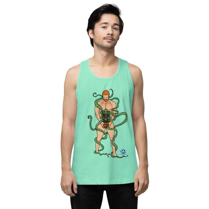 Men’s premium tank top - Feed Me - Image 56