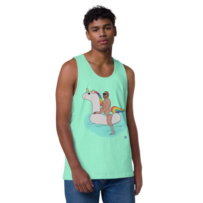 Men’s premium tank top - Float - Image 45