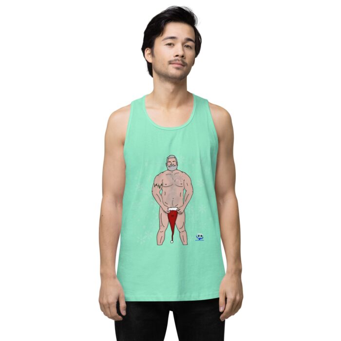 Men’s premium tank top - Frosted - Image 56