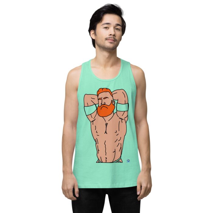 Men’s premium tank top - Ginger Pits - Image 56