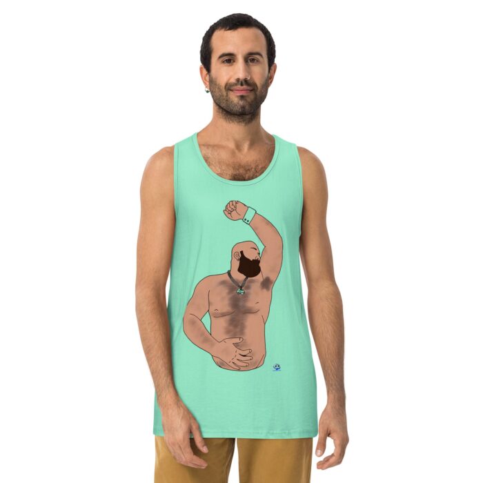 Men’s premium tank top - Hairy Pits - Image 23