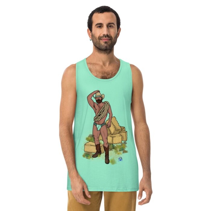 Men’s premium tank top - Hay Dude! - Image 23