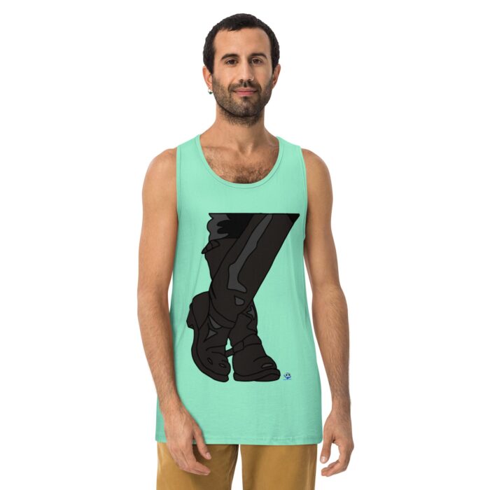 Men’s premium tank top - Leather Boots - Image 23