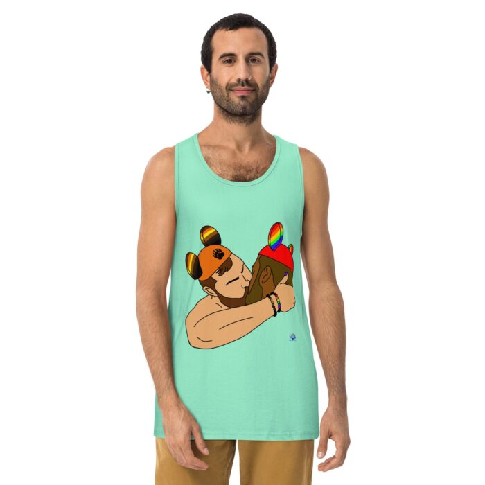 Men’s premium tank top - Magical Kiss