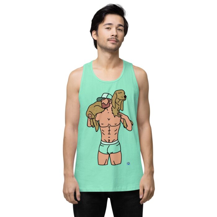 Men’s premium tank top - Man's Best Friend - Image 56