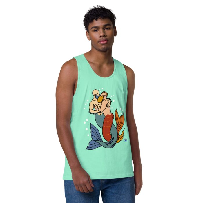 Men’s premium tank top - MerMen - Image 45