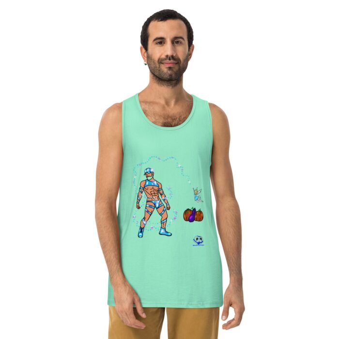 Men’s premium tank top - Midnight - Image 23
