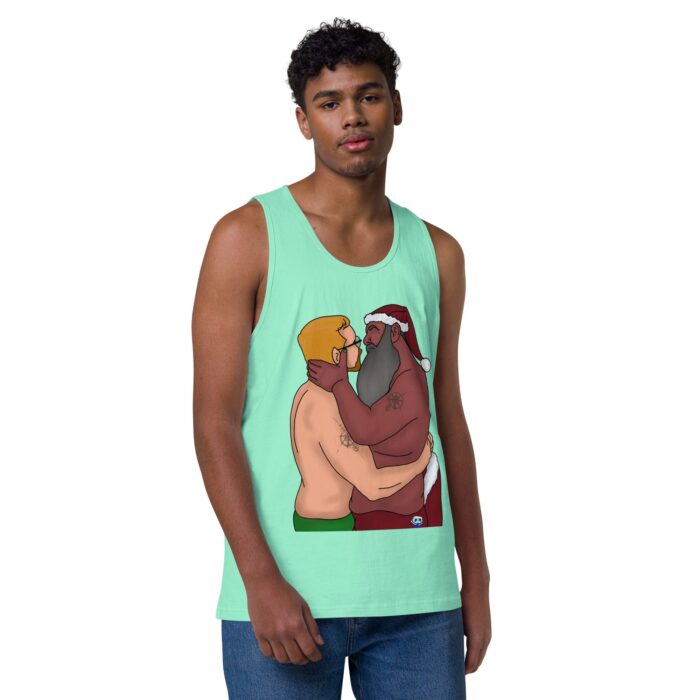 Men’s premium tank top - Mr & Mr Clause - Image 45