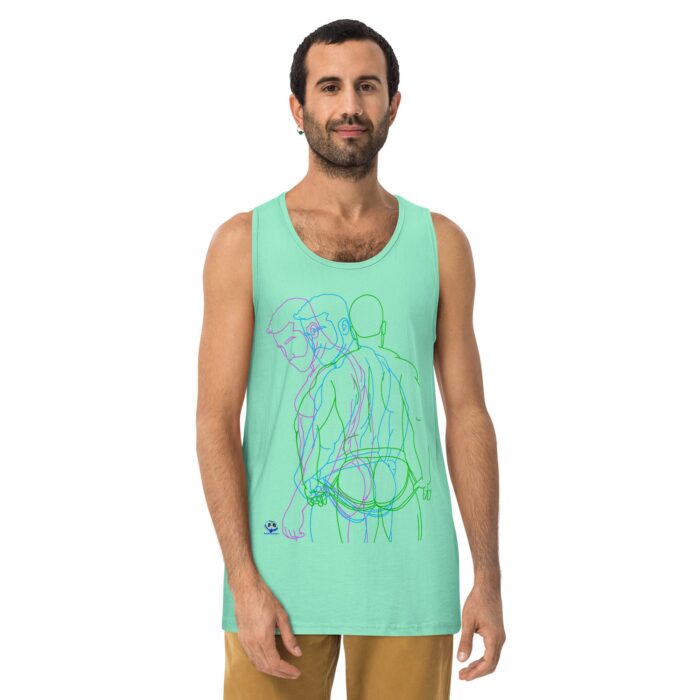 Men’s premium tank top - Neon - Image 24