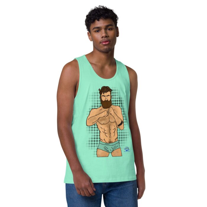 Men’s premium tank top - Put Up Your Dukes - Image 45