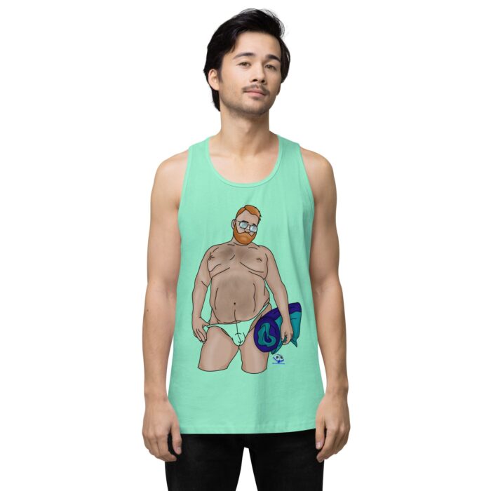 Men’s premium tank top - Ready for the Pool - Image 56