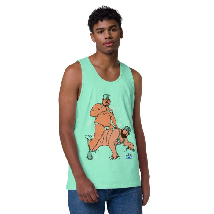 Men’s premium tank top - Ride 'Em - Image 45
