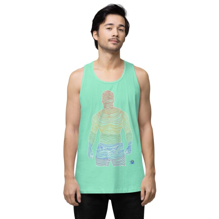Men’s premium tank top - Ripples - Image 57