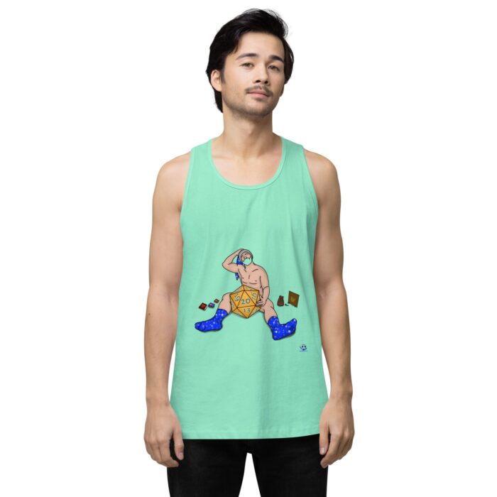 Men’s premium tank top - Roll for Charisma - Image 46