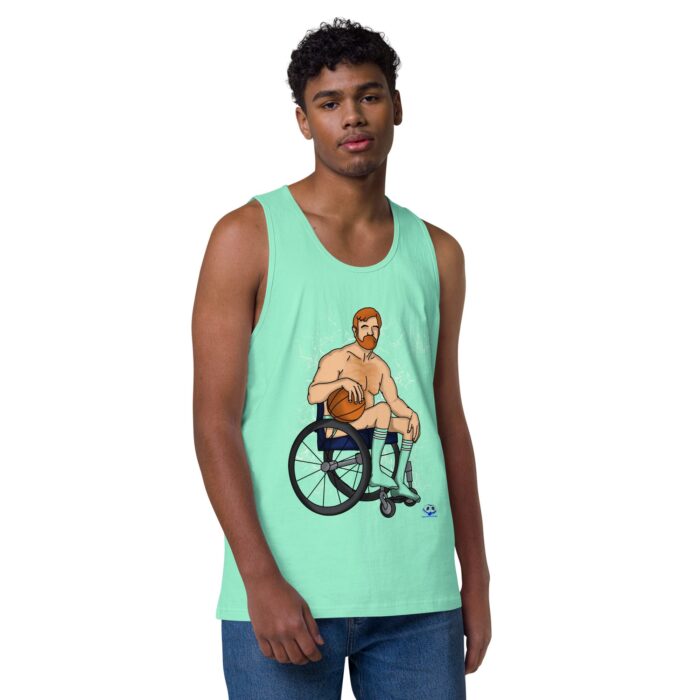 Men’s premium tank top - Rolling Heat - Image 45