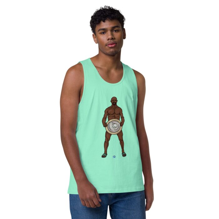 Men’s premium tank top - Safety First - Image 45
