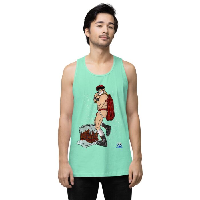 Men’s premium tank top - Santa's Sack - Image 56