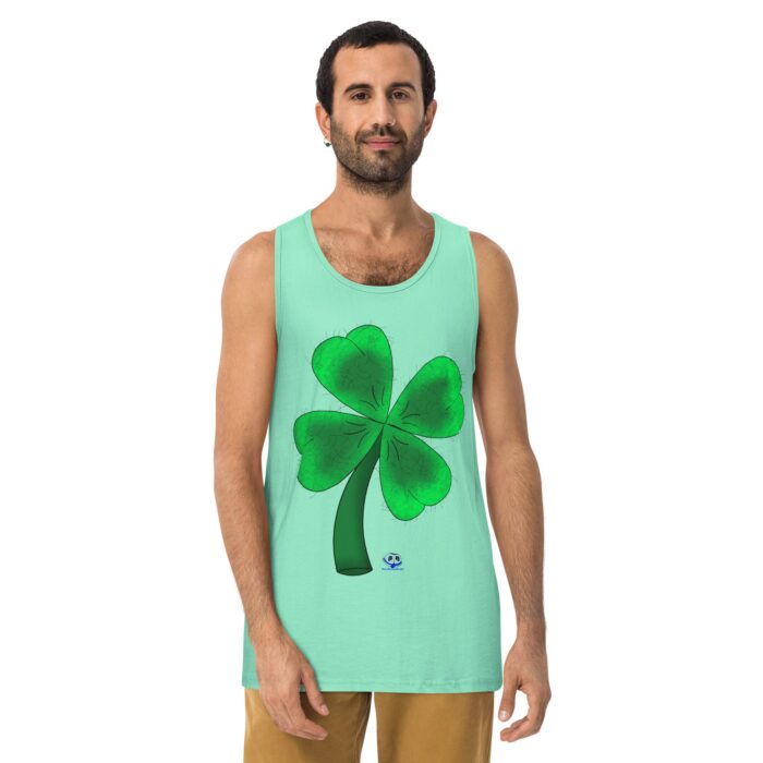 Men’s premium tank top - Shamrocky Mountain Oysters - Image 24