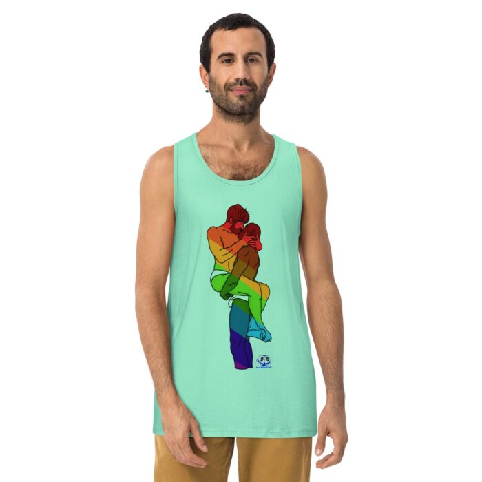 Men’s premium tank top - Skin Tones - Image 23
