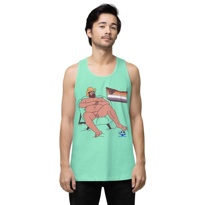Men’s premium tank top - Beach Day - Image 51