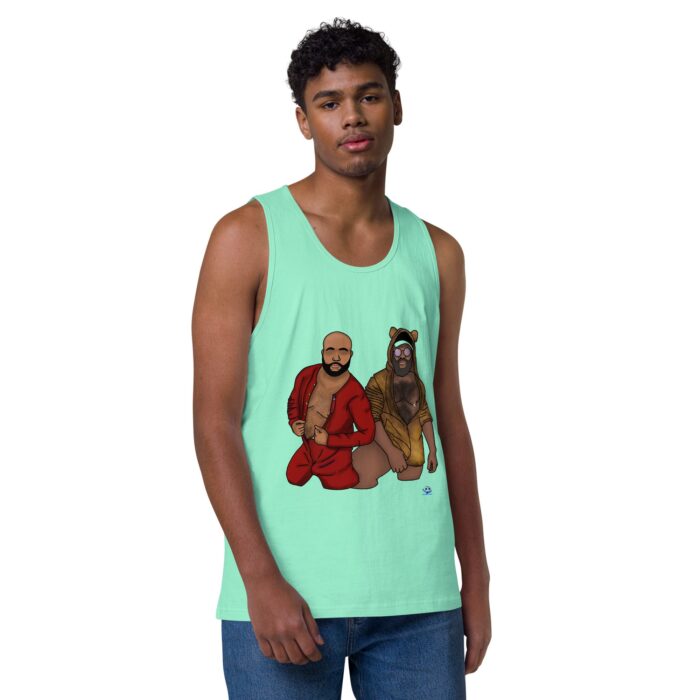 Men’s premium tank top - Sleepover - Image 45
