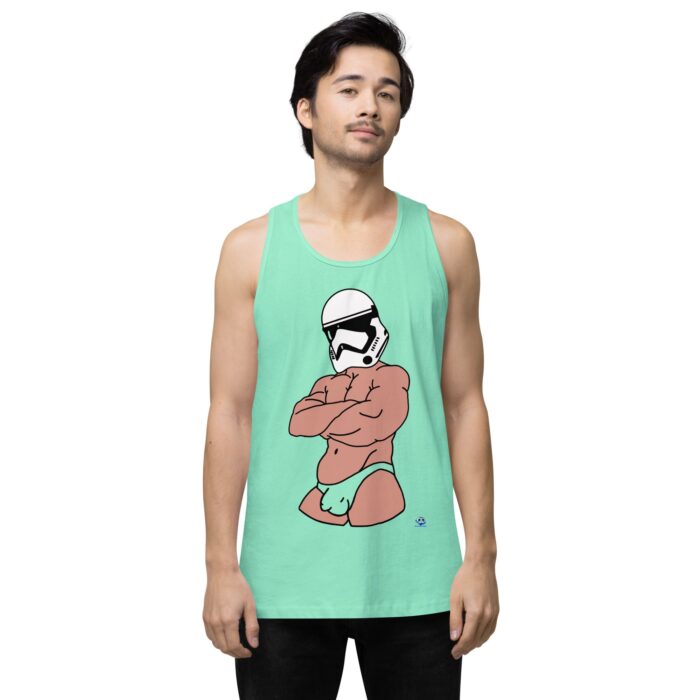 Men’s premium tank top - Super Trooper - Image 56