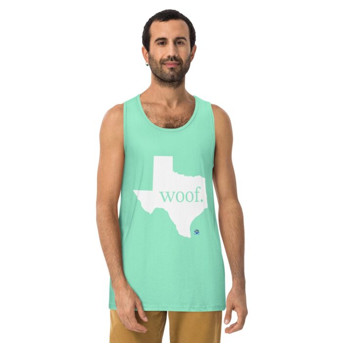 Men’s premium tank top - Texas Woof - Image 23