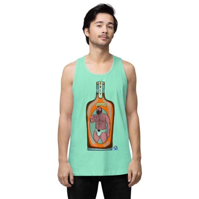 Men’s premium tank top - Two Fingers - Image 56