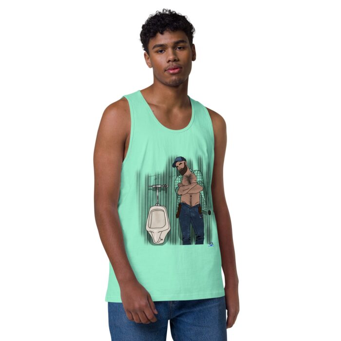 Men’s premium tank top - Urinal - Image 45