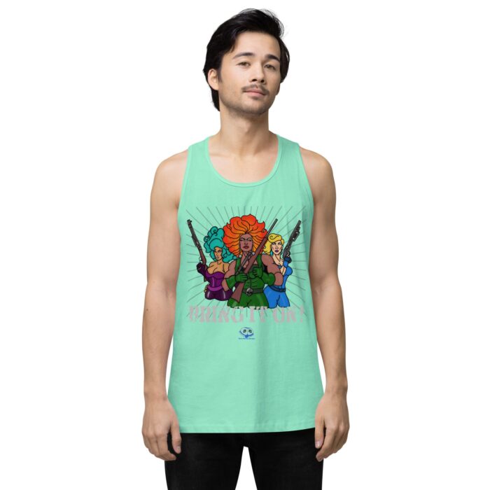 Men’s premium tank top - War on Drag - Image 56