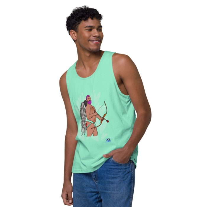 Men’s premium tank top - (Cupid) Target Acquired - Image 47