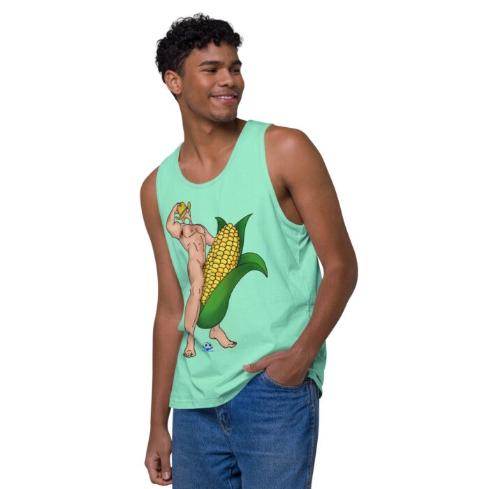 Men’s premium tank top - Aww Shucks - Image 47