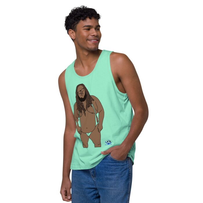 Men’s premium tank top - Chub with Dreadlocks - Image 47