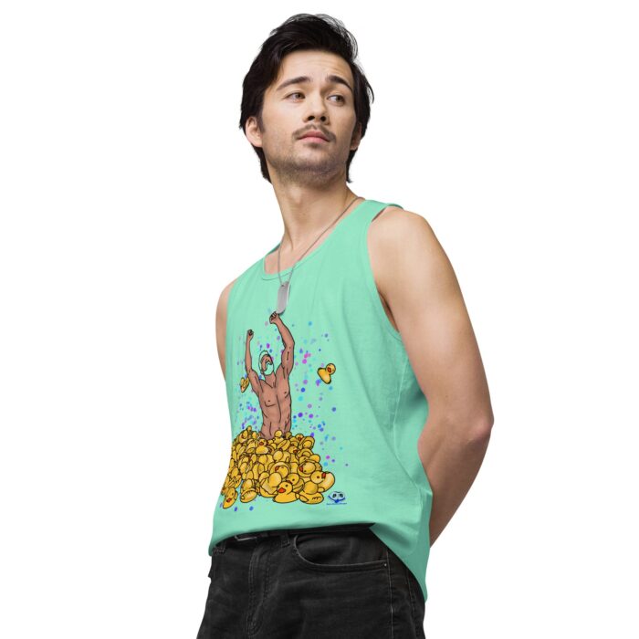 Men’s premium tank top - Cruising for Ducks - Image 59