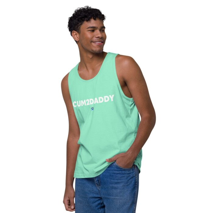 Men’s premium tank top - Cum 2 Daddy - Image 47