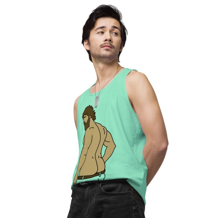 Men’s premium tank top - Curly Hair and All that Ass - Image 59
