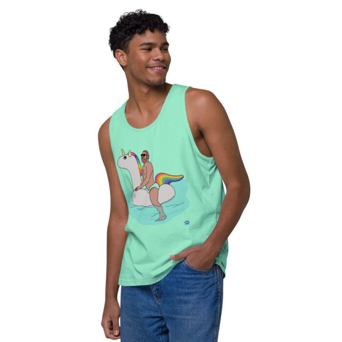 Men’s premium tank top - Float - Image 47