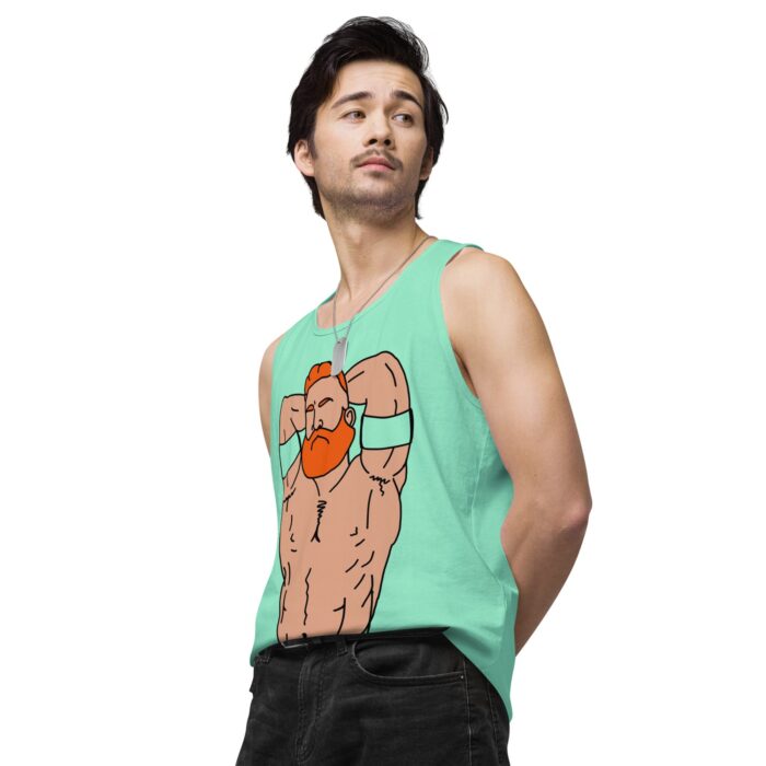 Men’s premium tank top - Ginger Pits - Image 59