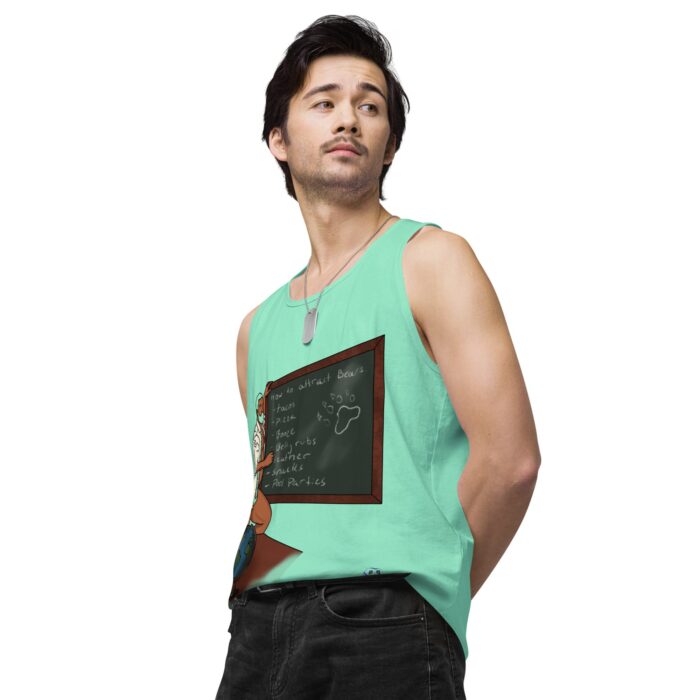 Men’s premium tank top - How To Attract A Bear - Image 59