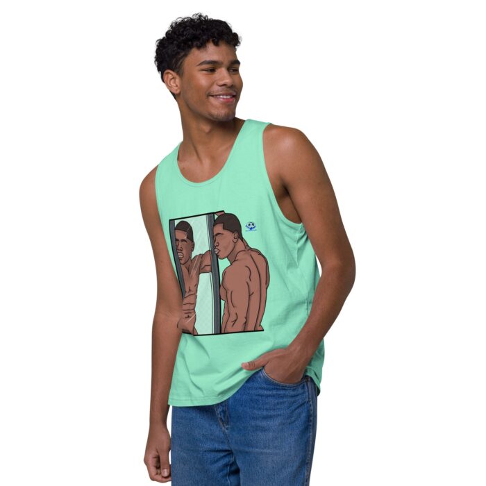 Men’s premium tank top - Man in the Mirror - Image 43